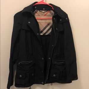 Burberry Black Rain Jacket